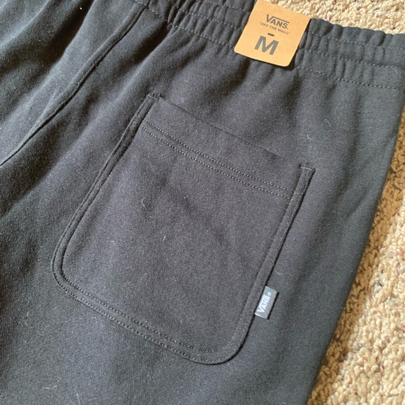 Vans Black Sweatpants Cuffed Legs Brand New - Picture 7 of 7
